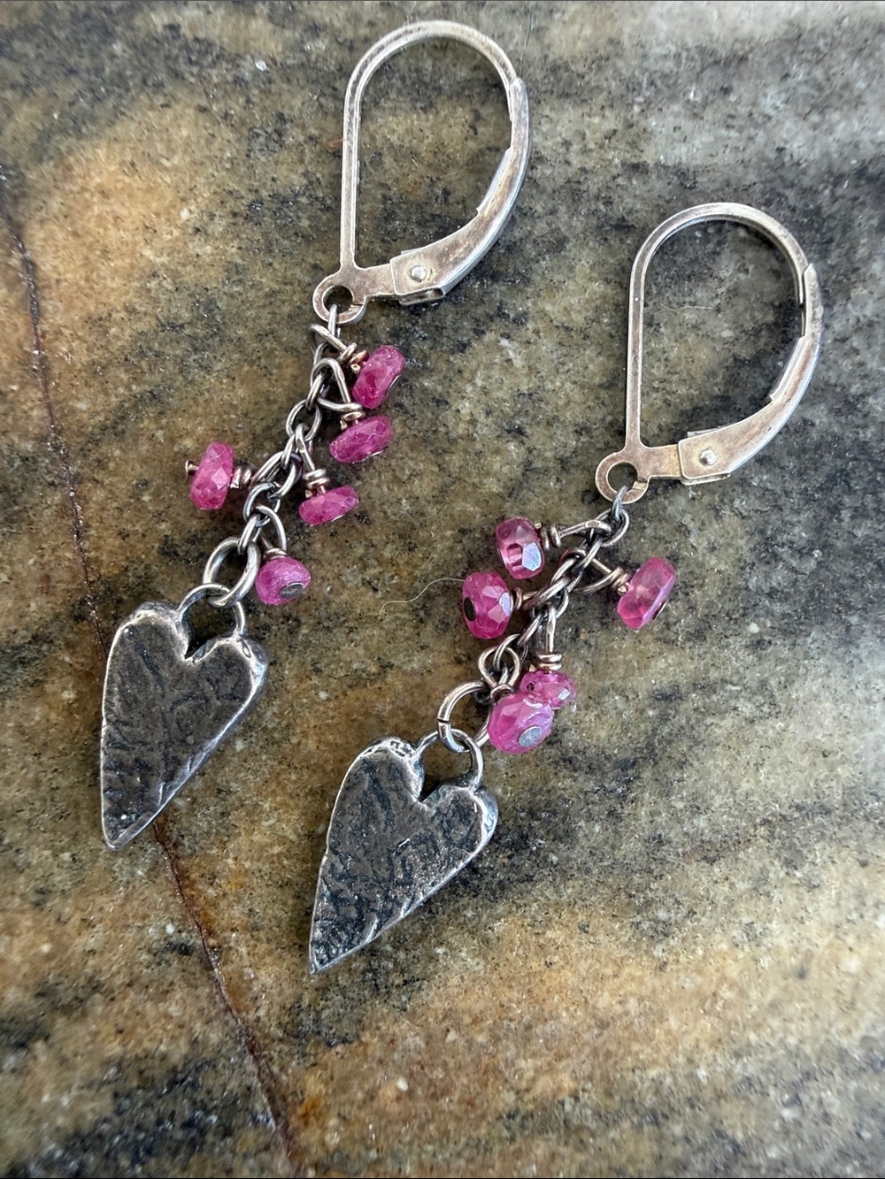 Jes MaHarry “Ruby Love” earrings. New in box.